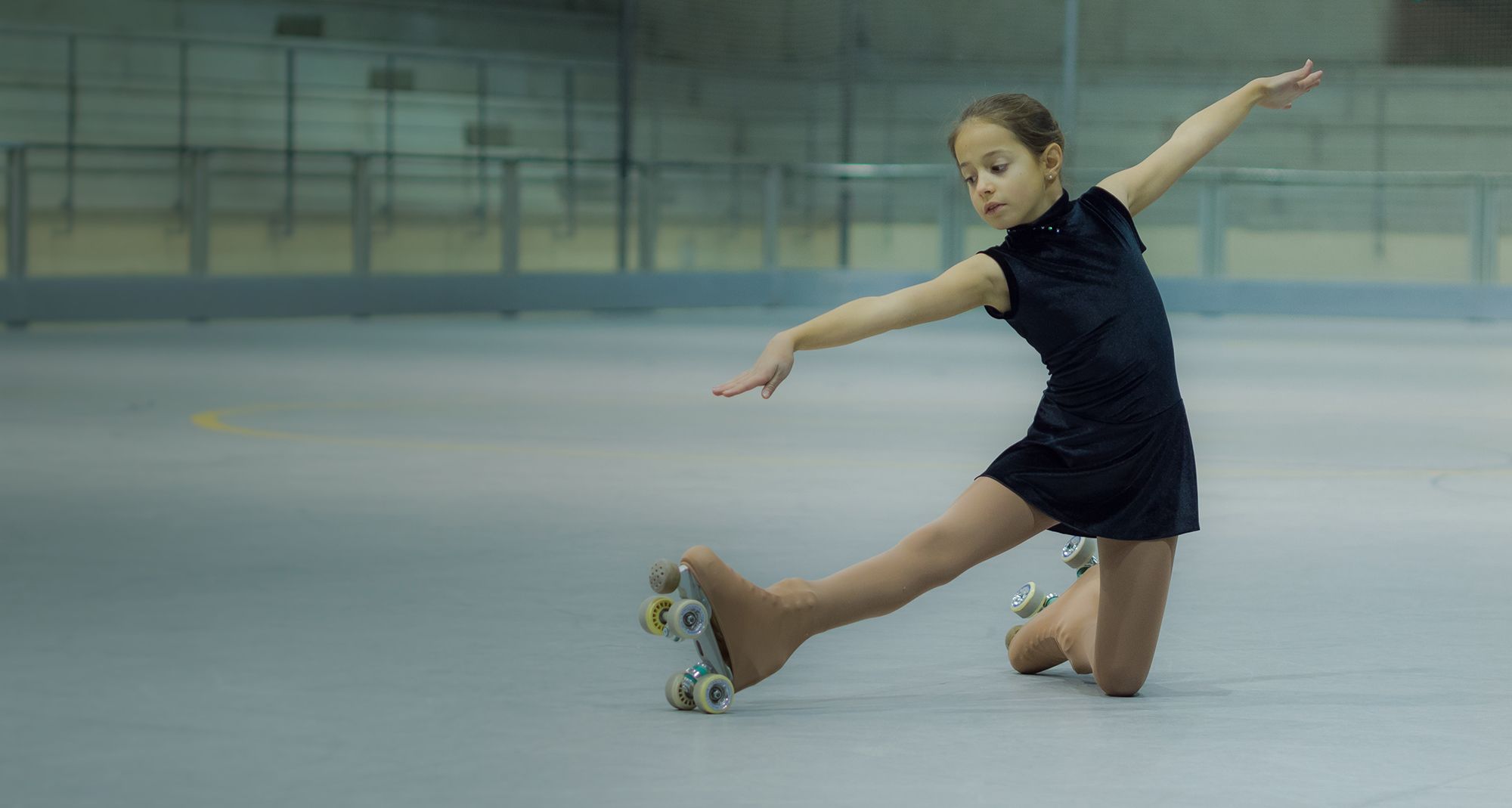 Maillot de Patinaje artístico para Niña, ropa de competición de